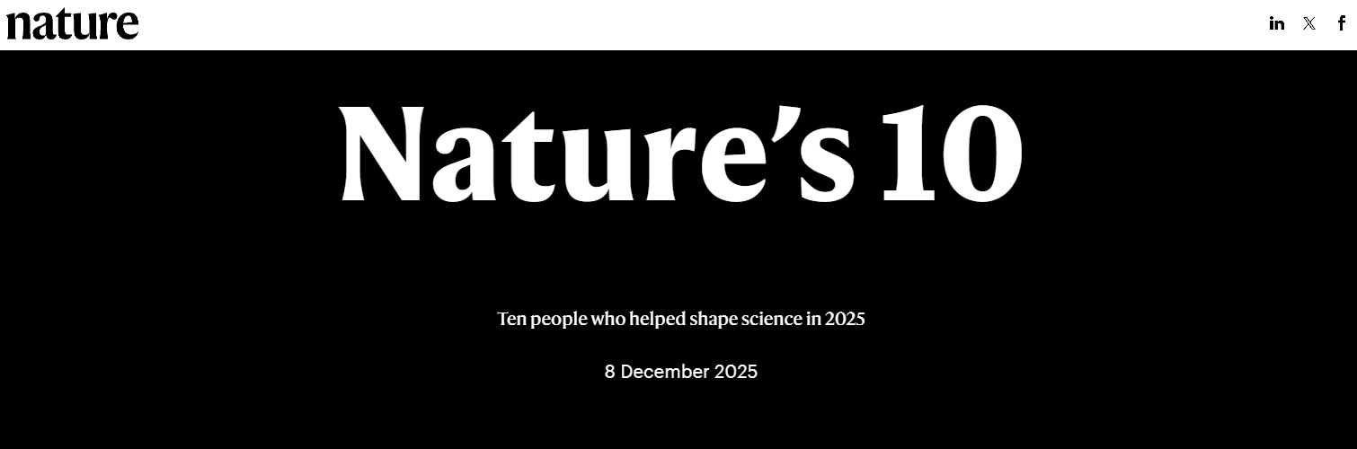 《自然》2025年度十大科学人物发布 DeepSeek创始人梁文锋入选